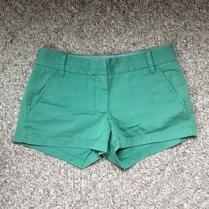 J.Crew Green Chino Shorts - Size 4